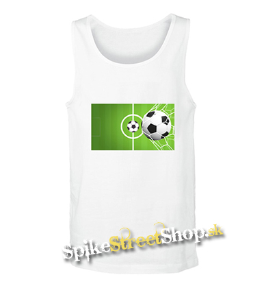 FUTBAL - Football Motive 1 - Mens Vest Tank Top - biele
