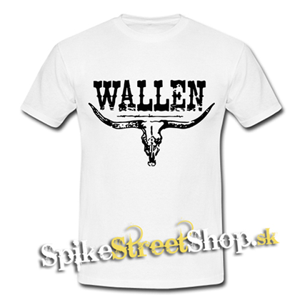 MORGAN WALLEN - Country Music Crest - biele pánske tričko