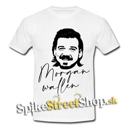 MORGAN WALLEN - Poster - biele pánske tričko