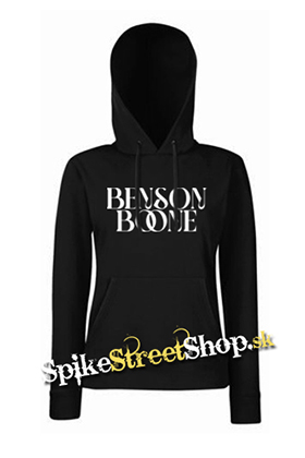 BENSON BOONE - Logo Singer - čierna dámska mikina
