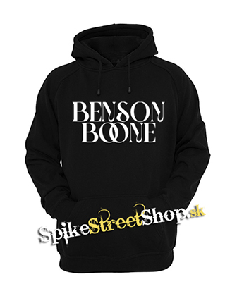 BENSON BOONE - Logo Singer - čierna pánska mikina