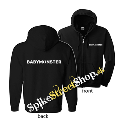BABYMONSTER - Logo Kpop Band - mikina na zips