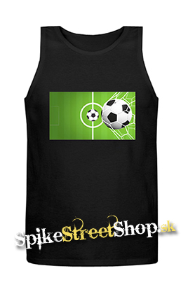 FUTBAL - Football Motive 1 - Mens Vest Tank Top - čierne