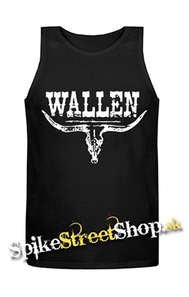 MORGAN WALLEN - Country Music Crest - Mens Vest Tank Top - čierne