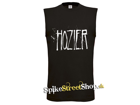 HOZIER - Logo Singer - čierne pánske tričko bez rukávov