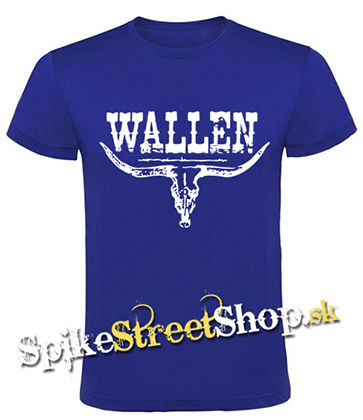 MORGAN WALLEN - Country Music Crest - kráľovskymodré pánske tričko
