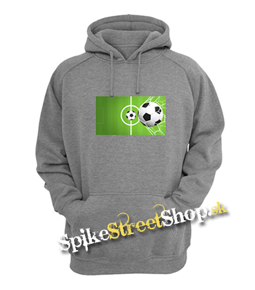 FUTBAL - Football Motive 1 - sivá detská mikina