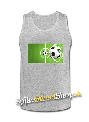FUTBAL - Football Motive 1 - Mens Vest Tank Top - šedé