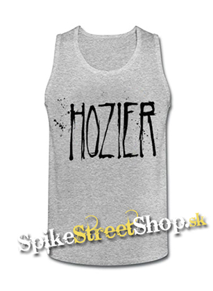 HOZIER - Logo Singer - Mens Vest Tank Top - šedé