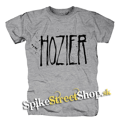 HOZIER - Logo Singer - sivé pánske tričko
