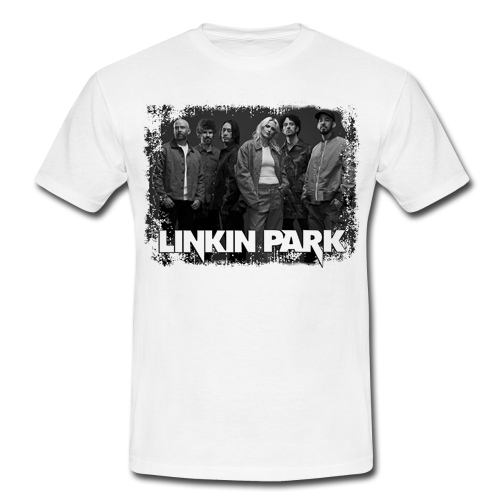 LINKIN PARK - 2024 Emily Armstrong B&W Portrait - biele pánske tričko