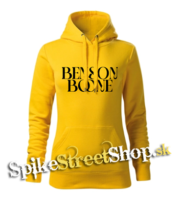 BENSON BOONE - Logo Singer - žltá dámska mikina