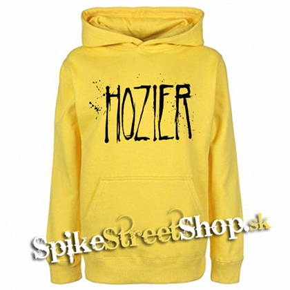 HOZIER - Logo Singer - žltá pánska mikina