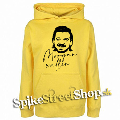 MORGAN WALLEN - Poster - žltá pánska mikina