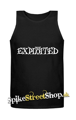 THE EXPLOITED - Logo - Mens Vest Tank Top - čierne
