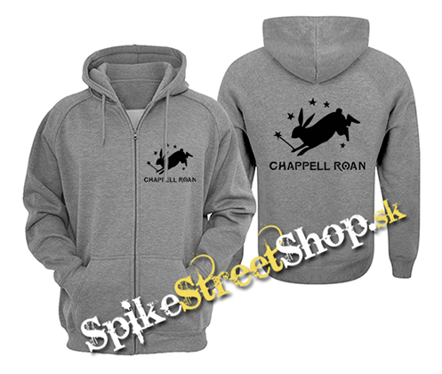 CHAPPELL ROAN - Rabbit Star Logo - šedá pánska mikina na zips