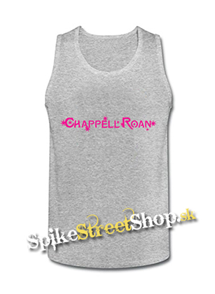 CHAPPELL ROAN - Pink Logo - Mens Vest Tank Top - šedé