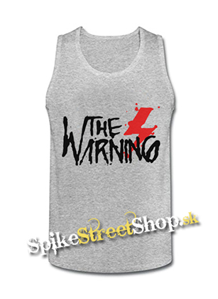 THE WARNING - Logo - Mens Vest Tank Top - šedé