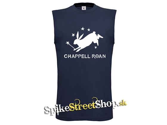 CHAPPELL ROAN - Rabbit Star Logo - Tmavomodré pánske tričko bez rukávov