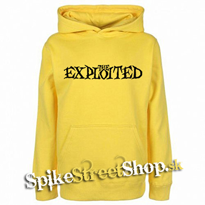 THE EXPLOITED - Logo - žltá pánska mikina