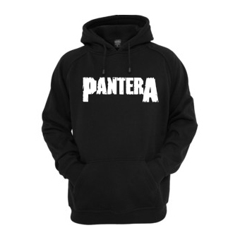 PANTERA - Logo - čierna pánska mikina