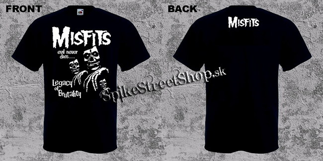 MISFITS - Legacy Of Brutality - čierne pánske tričko