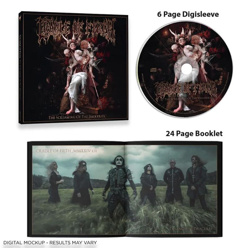 CRADLE OF FILTH - The Screaming Of The Valkyries (cd) DIGIPACK 