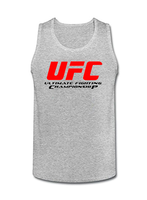 UFC - Ultimate Fighting Championship Logo - Mens Vest Tank Top - šedé