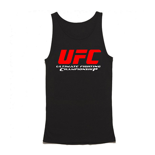 UFC - Ultimate Fighting Championship Logo - Mens Vest Tank Top - čierne