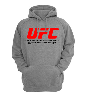UFC - Ultimate Fighting Championship Logo - sivá detská mikina