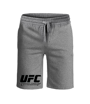 UFC - Logo - Kraťasy vo farbe sivý melír