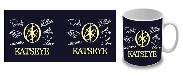 Hrnček KATSEYE - Logo & Signature