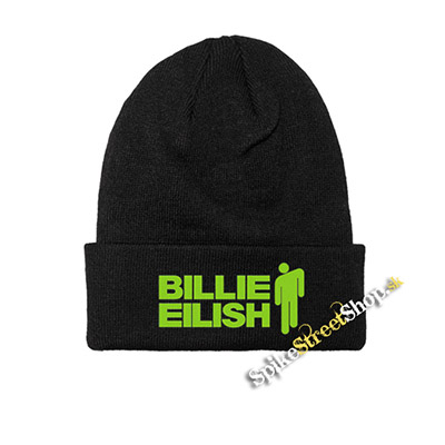 BILLIE EILISH - Logo & Stickman - zimná čiapka