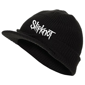 SLIPKNOT - Patched Black Beanie - zimná čiapka so šiltom (Výpredaj)