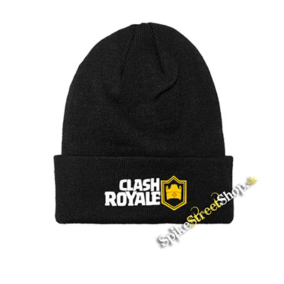 CLASH ROYALE - Logo White Yellow - zimná čiapka
