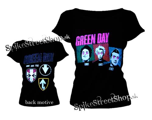 GREEN DAY - Uno Dos Tré - dámske tričko