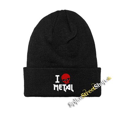 I LOVE METAL - zimná čiapka