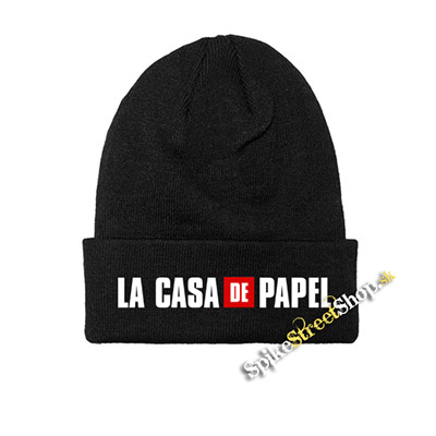 LA CASA DE PAPEL - Logo - zimná čiapka