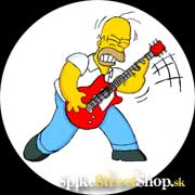 HOMER SIMPSON s gitarou - odznak