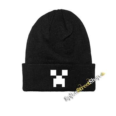 MINECRAFT - Creeper White - zimná čiapka