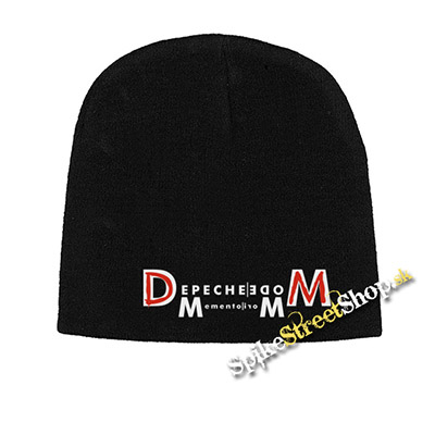 Čierna zimná čiapka DEPECHE MODE - Memento Mori Logo Crest