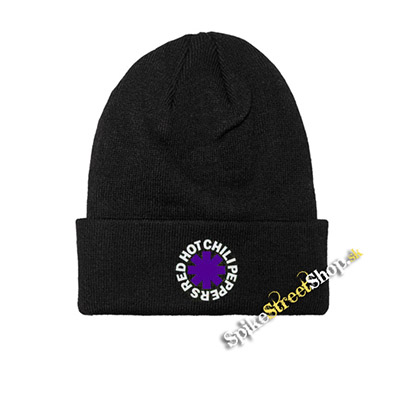 RED HOT CHILI PEPPERS - Purple White Logo - zimná čiapka