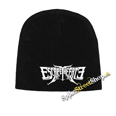 Čierna zimná čiapka ESCAPE THE FATE - Logo