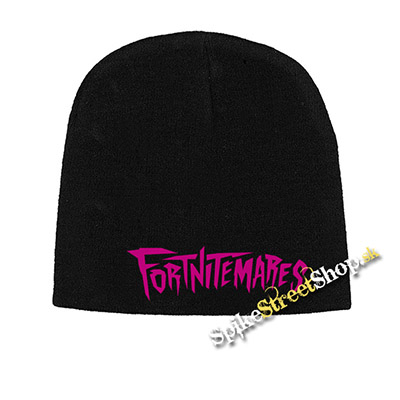 Čierna zimná čiapka FORTNITEMARES - Logo