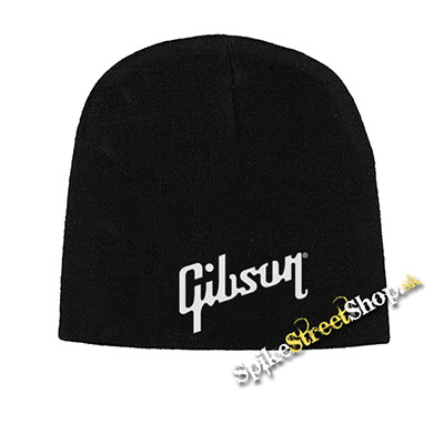 Čierna zimná čiapka GIBSON - Logo
