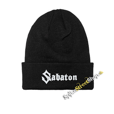 SABATON - Logo White - zimná čiapka