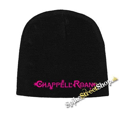 Čierna zimná čiapka CHAPPELL ROAN - Pink Logo