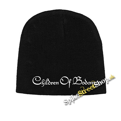 Čierna zimná čiapka CHILDREN OF BODOM - Logo