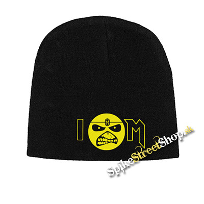 Čierna zimná čiapka IRON MAIDEN - I Love Iron Maiden Yellow Eddie