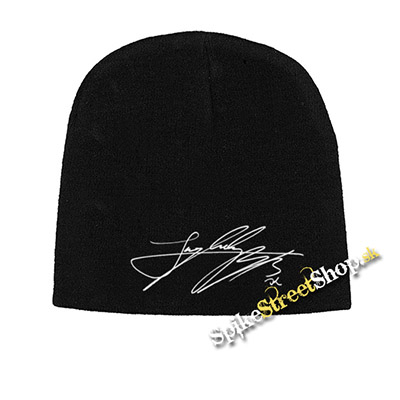 Čierna zimná čiapka JUNGKOOK - Signature